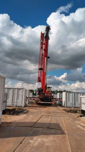 Bouw energie opslag op een zonnepark