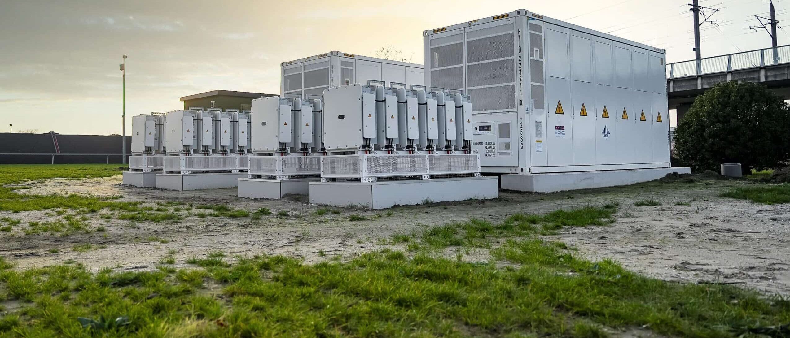 Batterijopstelling bij Anthura veredelaar in Bleiswijk